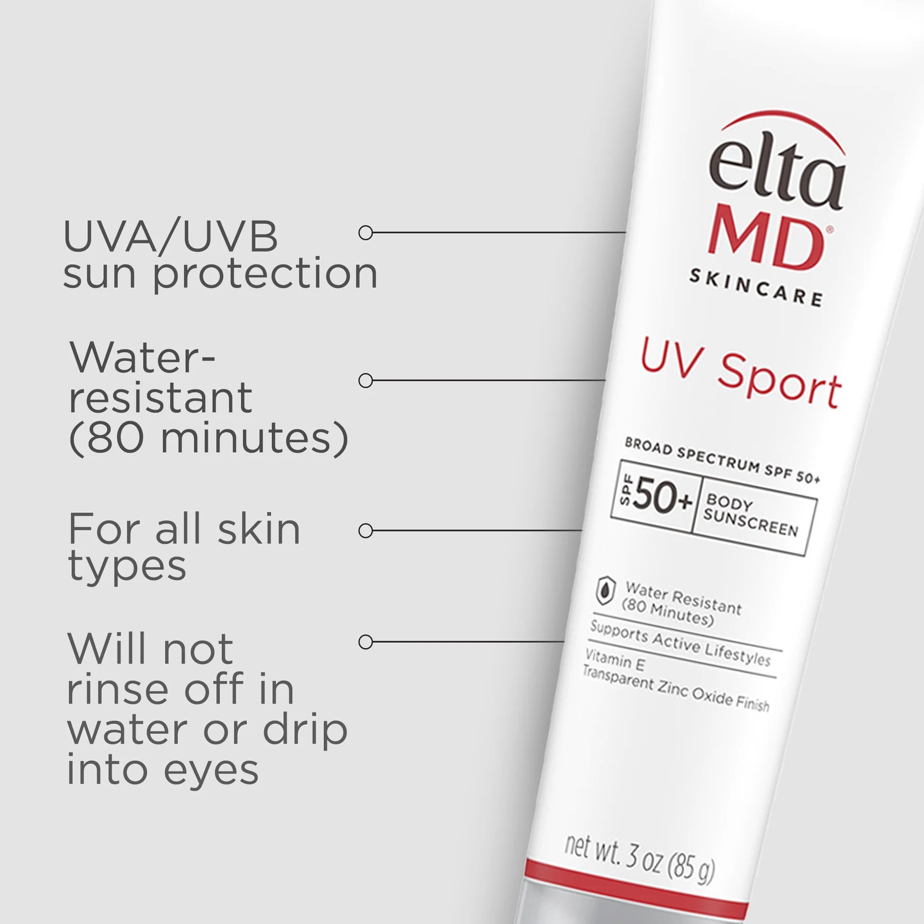 EltaMD UV Sport Body Sunscreen Lotion SPF 50+