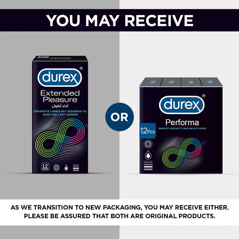 Durex Extended Pleasure Embellished Condoms
