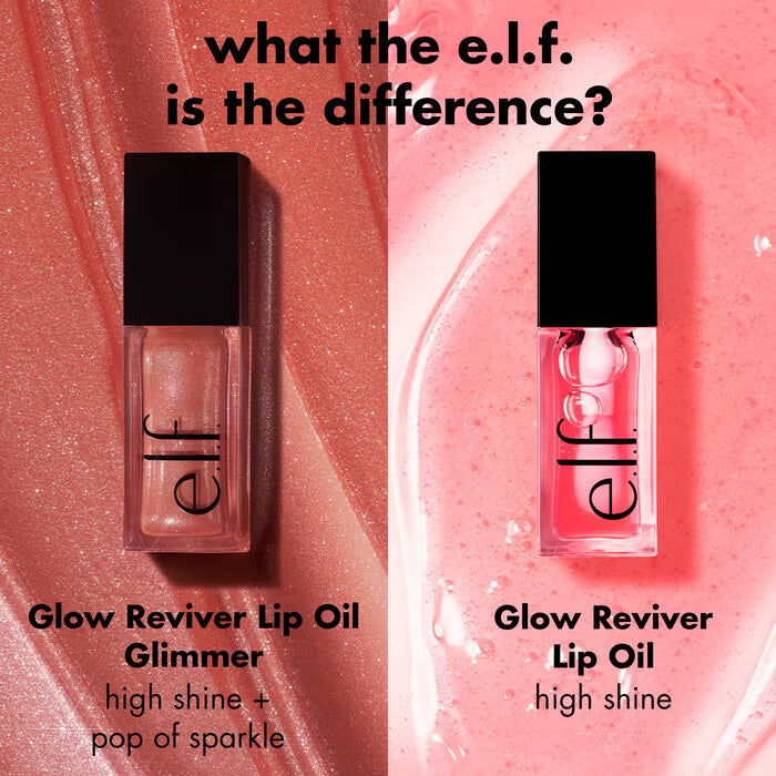 elf Glow Reviver Lip Oil Glimmer Finish