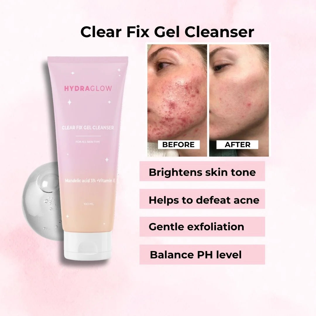 Hydra Glow Clear Fix Gel Cleanser