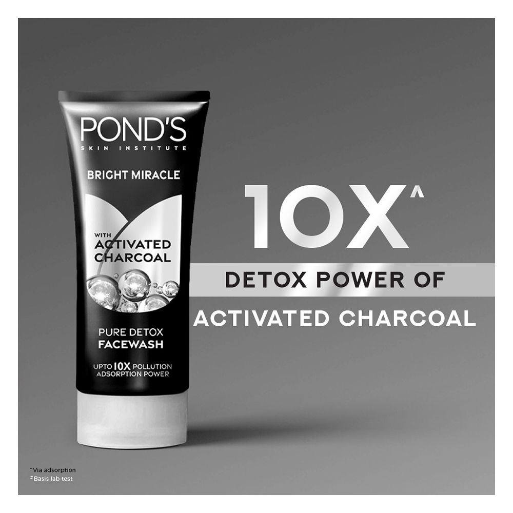 Pond's Bright Miracle Activated Charcoal Face Wash