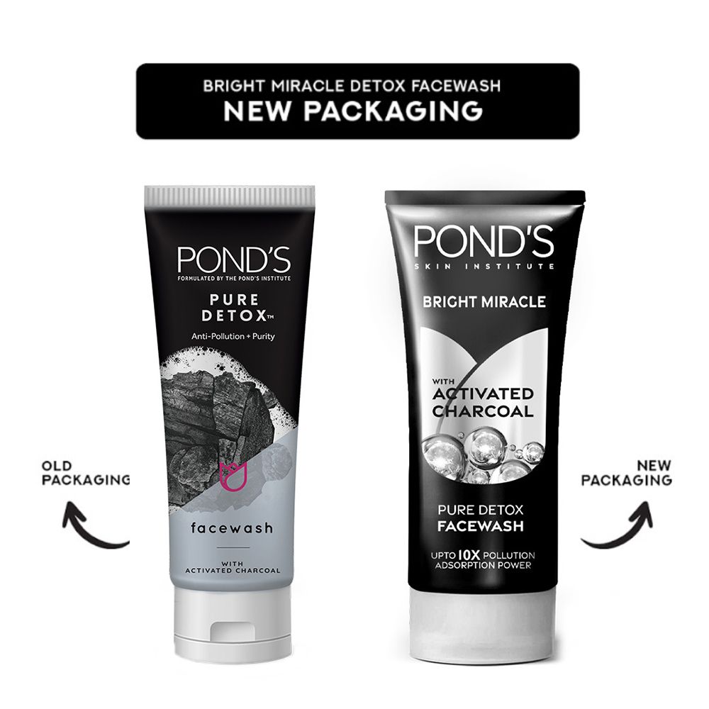 Pond's Bright Miracle Activated Charcoal Face Wash