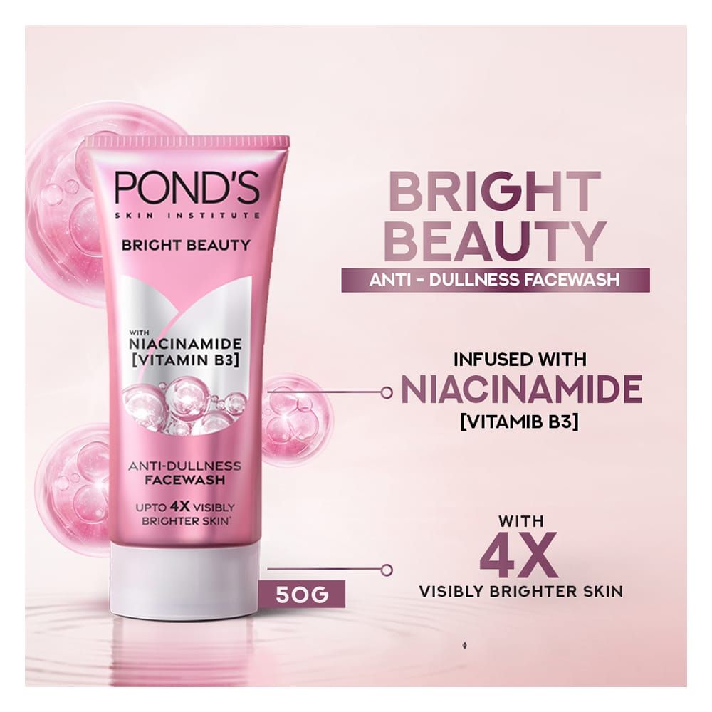 Pond's Bright Beauty Niacinamide Vitamin B3 Anti Dullness Face Wash