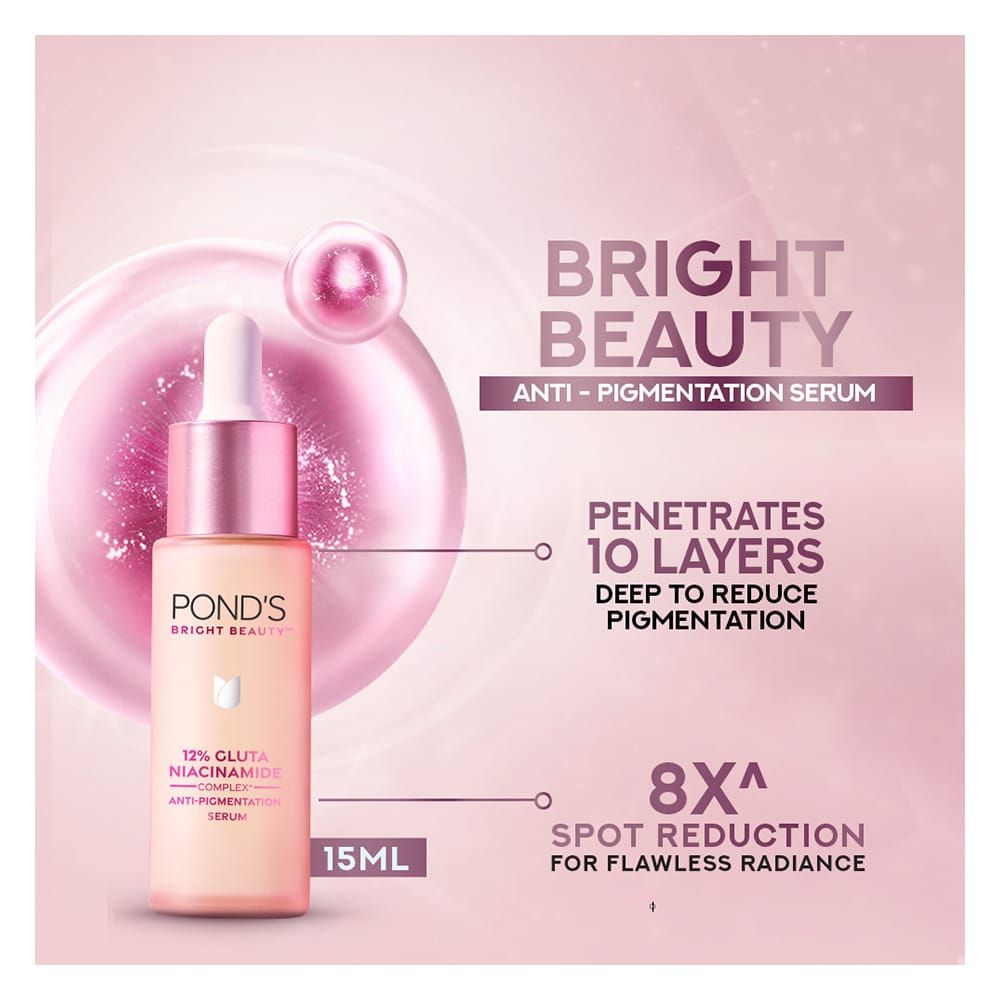 Pond’s Bright Beauty Gluta 12% Niacinamide Anti-Pigmentation Serum
