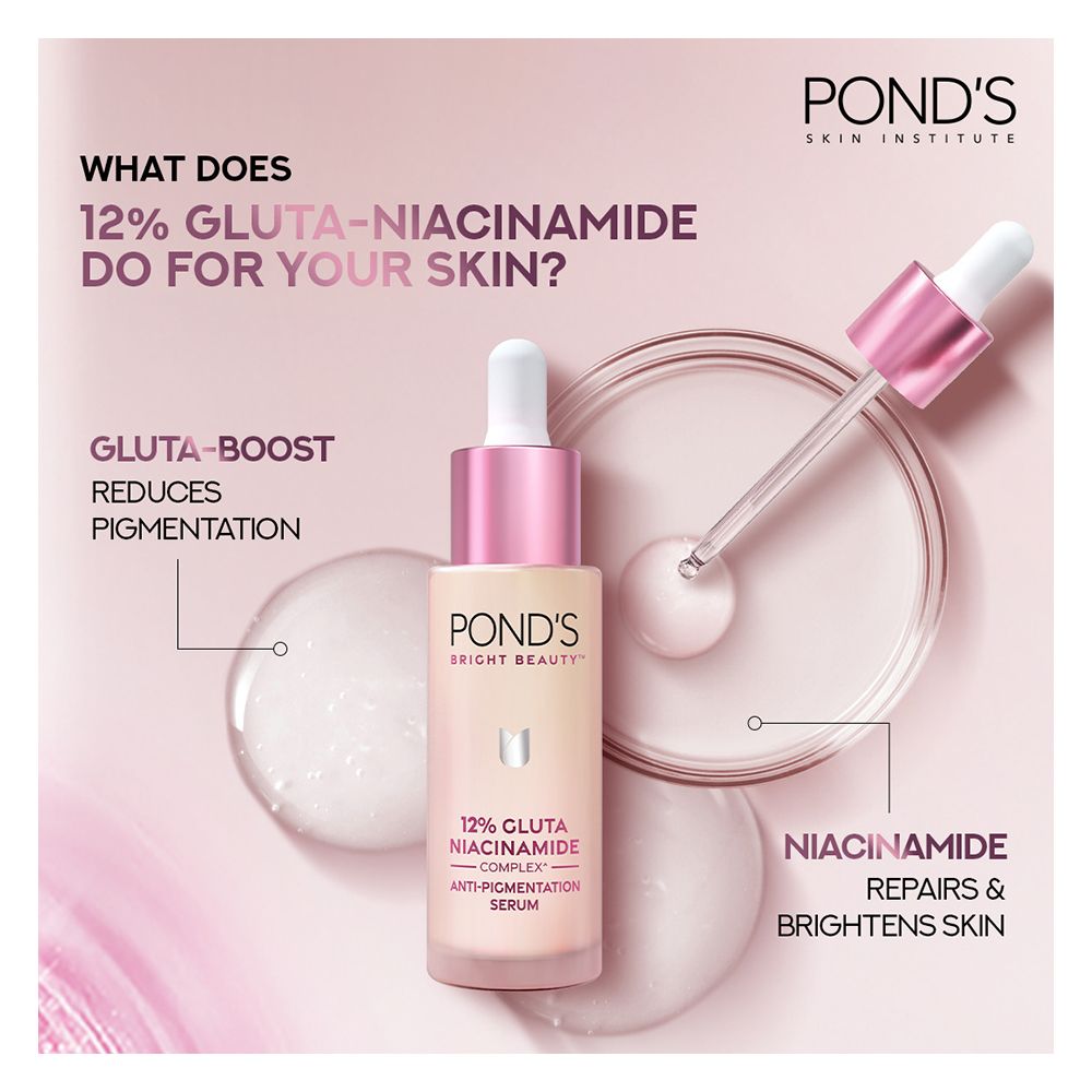 Pond’s Bright Beauty Gluta 12% Niacinamide Anti-Pigmentation Serum