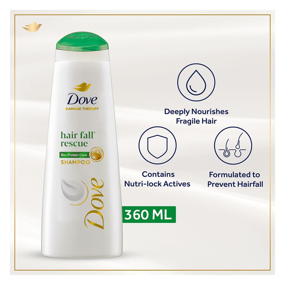 Dove Damage Therapy Hair Fall Rescue Bio-Protein Care Shampoo