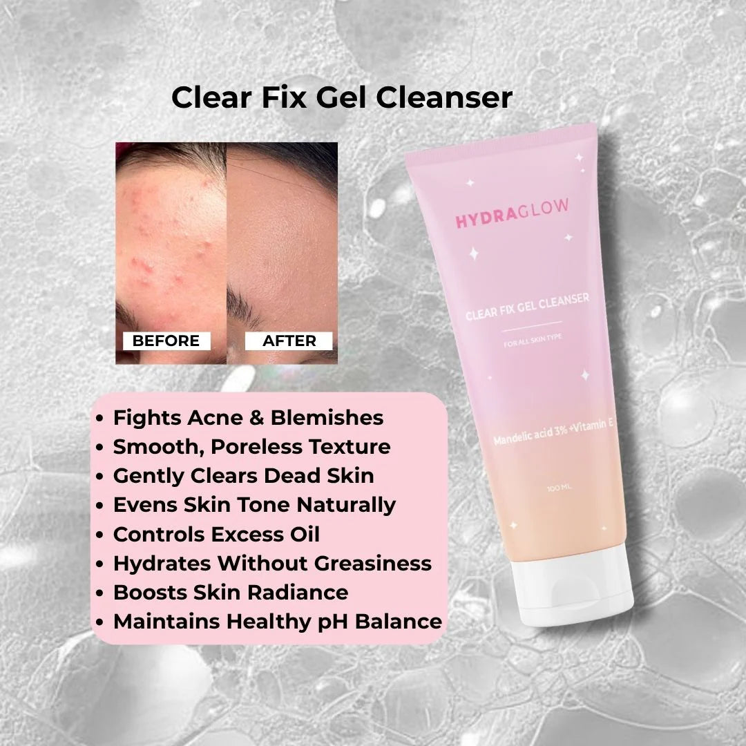 Hydra Glow Clear Fix Gel Cleanser