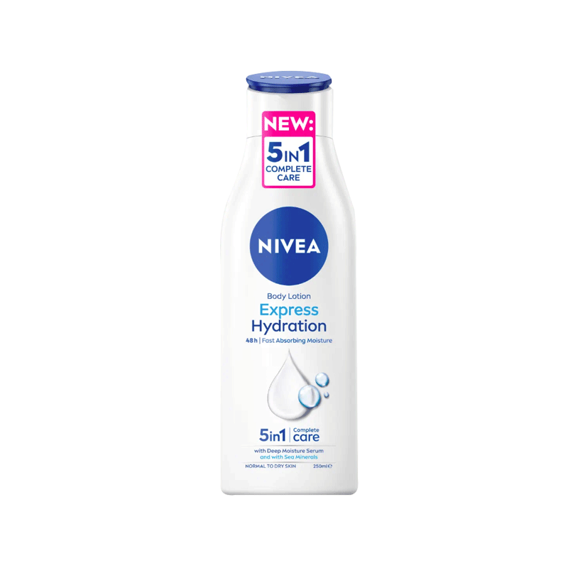 Nivea Express Hydration 5-In-1 Body Lotion