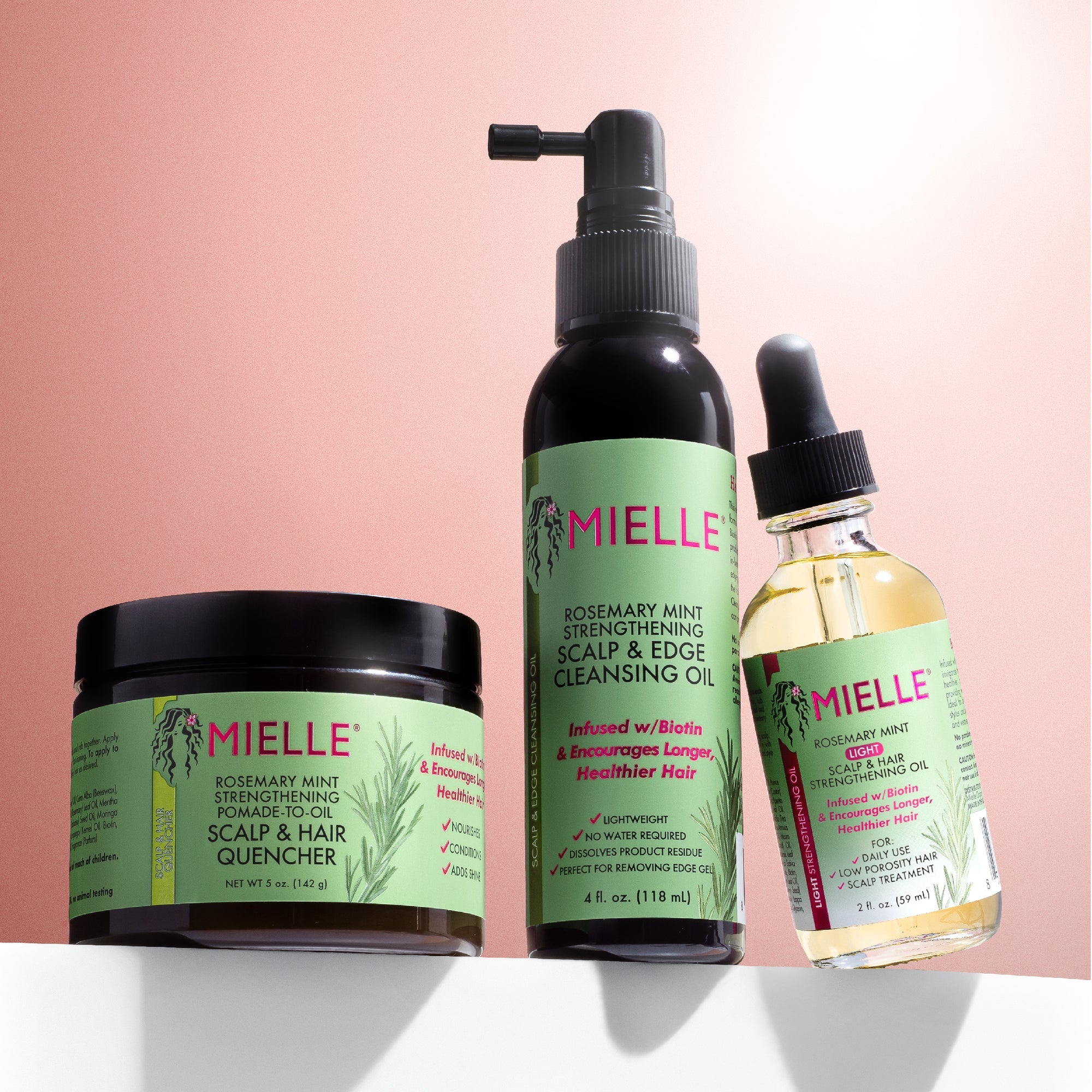 Mielle Rosemary Mint Strengthening Scalp & Edge Cleansing Oil