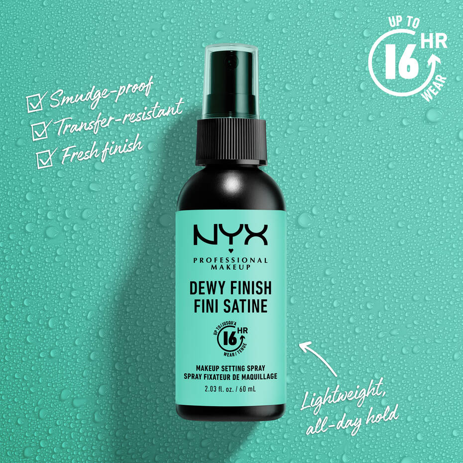 NYX Dewy Finish Makeup Setting Spray