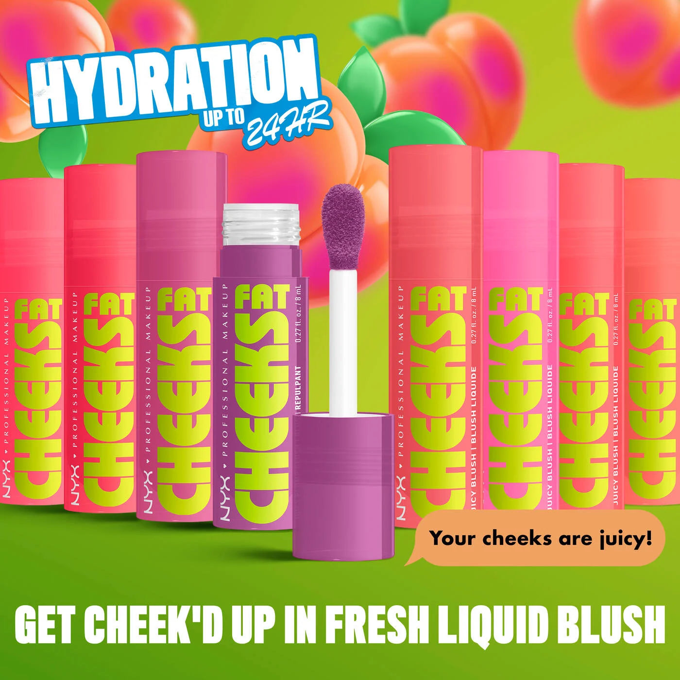 NYX Fat Cheeks Juicy Plump Liquid Blush