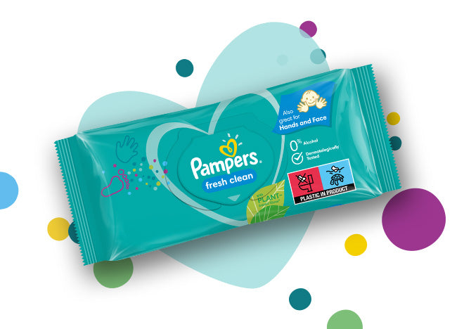 Pampers Fresh Clean Baby Wipes