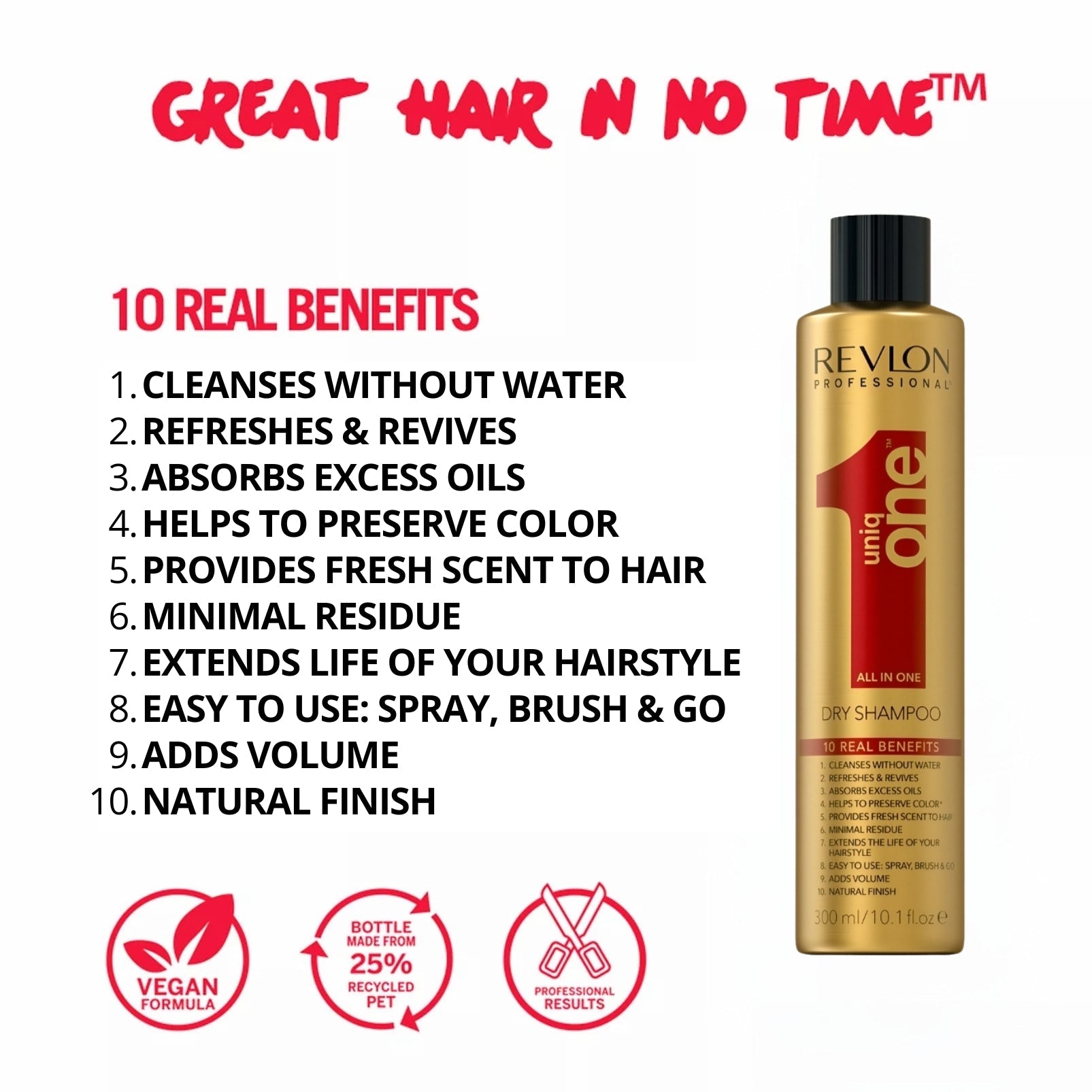 Revlon Professional UniqONE™ All-in-One Dry Shampoo