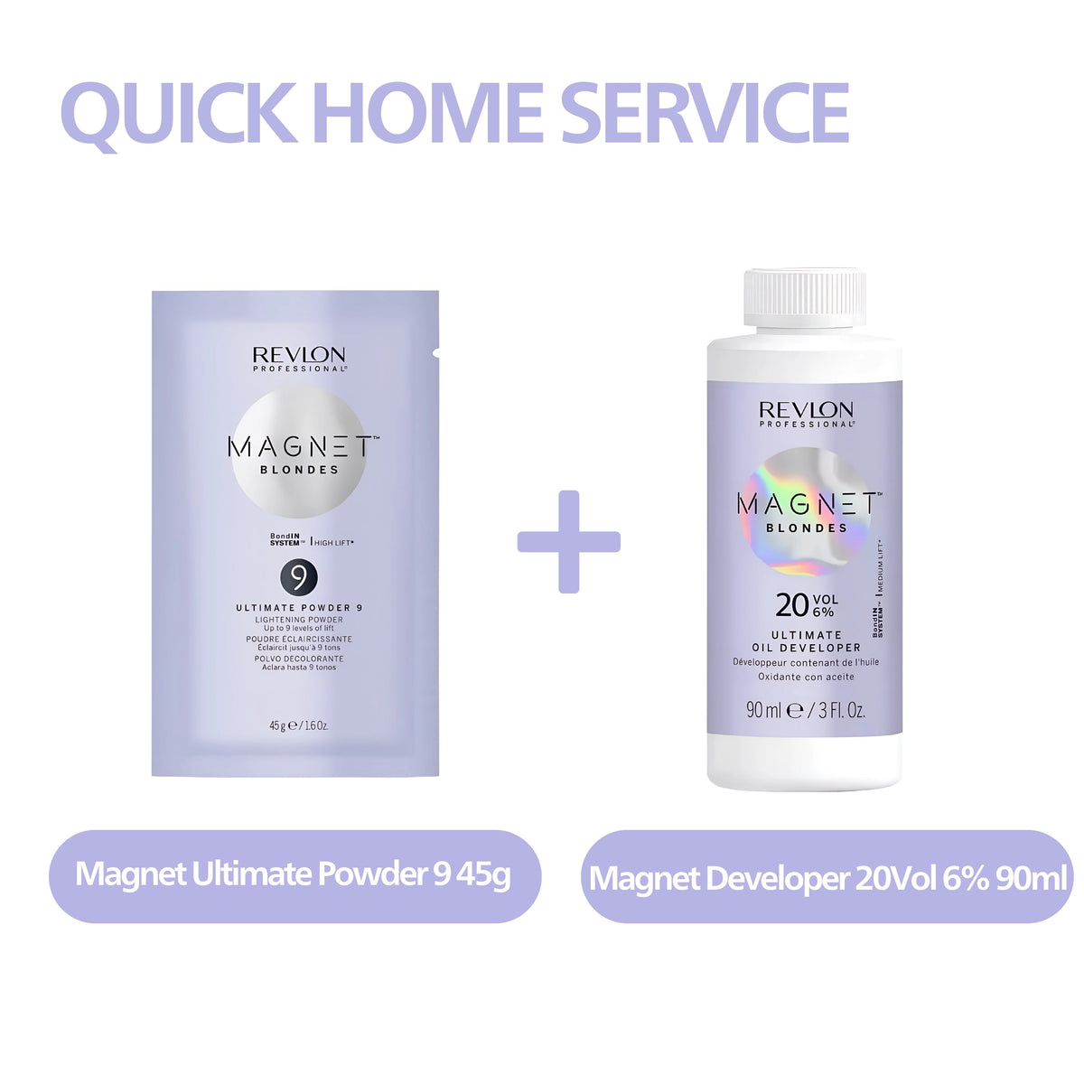 Magnet™ Blondes Bleaching Bundle - Powder 9 Sachet 45g & Developer 90ml