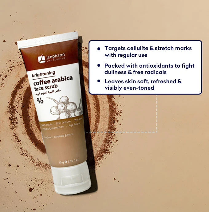 Jenpharm Brightening Coffee Face Scrub