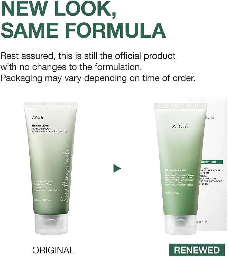 Anua Heartleaf Quercetinol Pore Deep Cleansing Foam