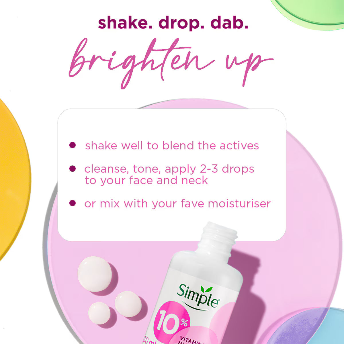 Simple 10% Vitamin B3 Niacinamide Booster Serum