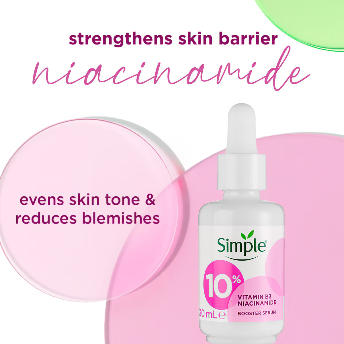 Simple 10% Vitamin B3 Niacinamide Booster Serum