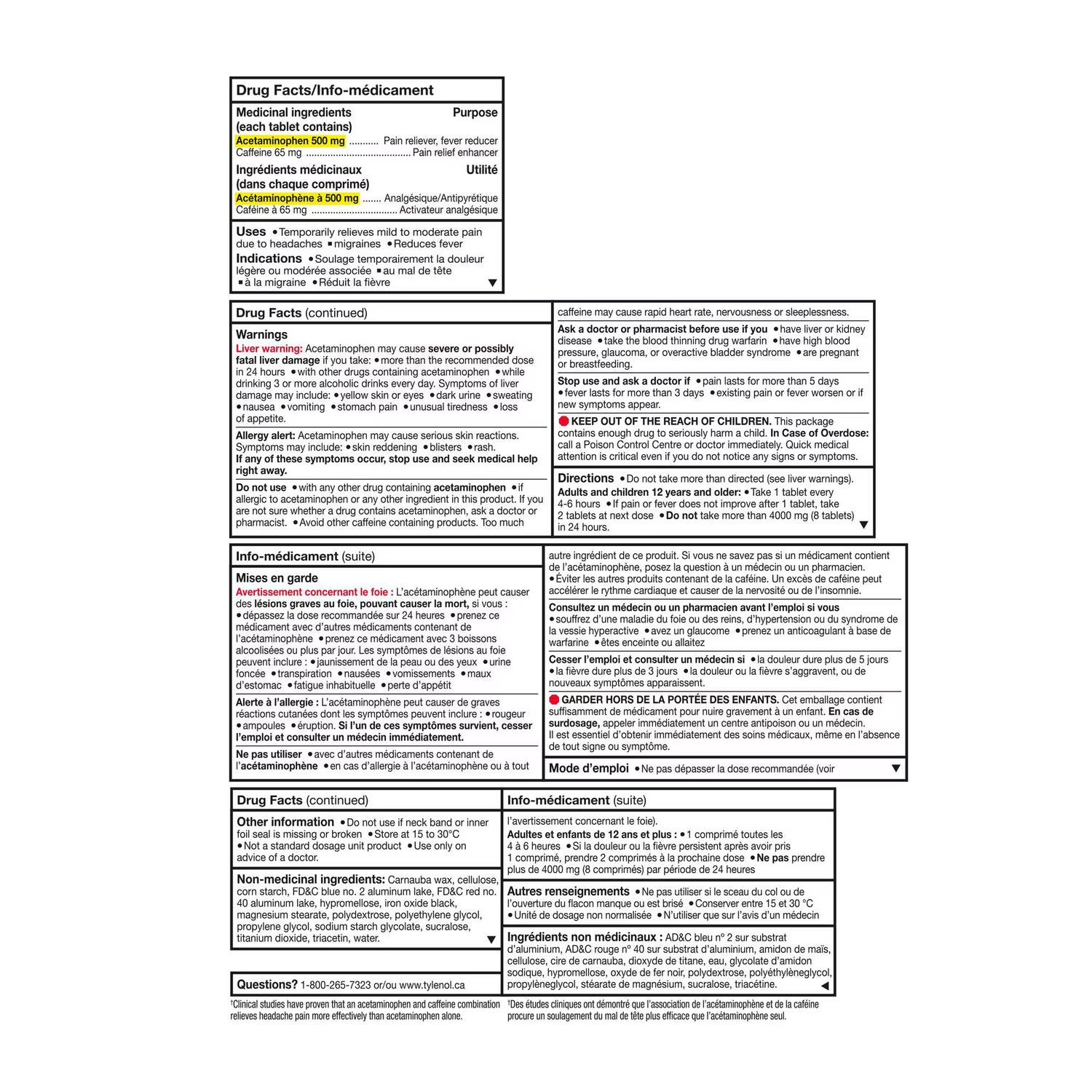 Tylenol Ultra Relief Tough on Headaches Caplet