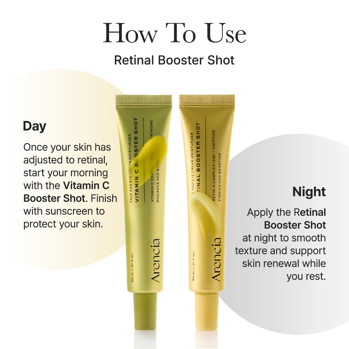 Arencia Vitamin C Booster Shot Face & Eye Moisturizer