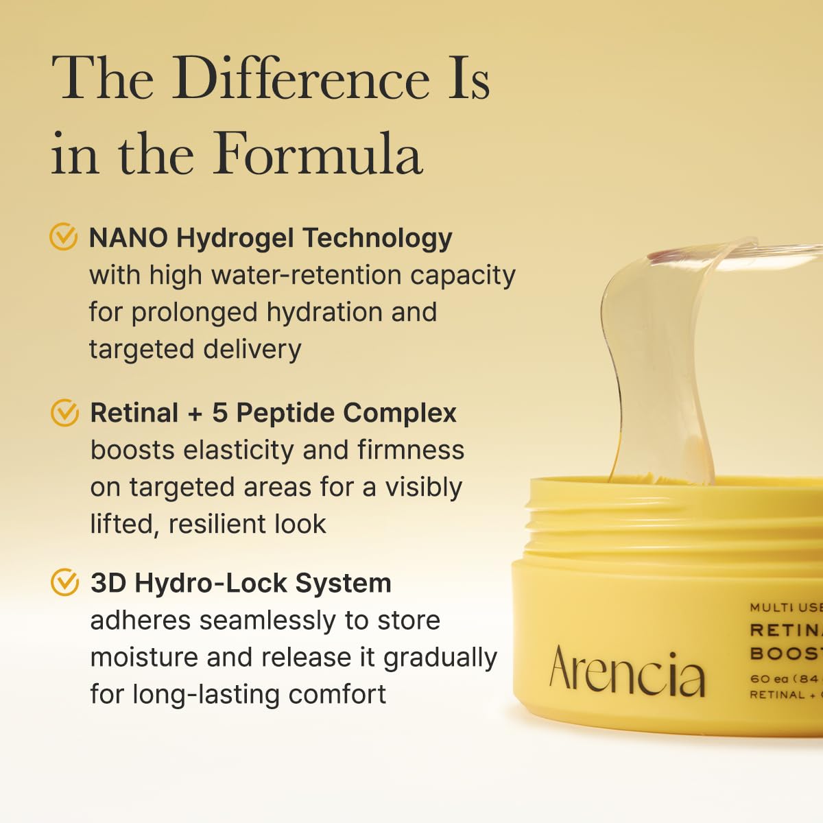 Arencia Retinal Boosting Eye Mask 60