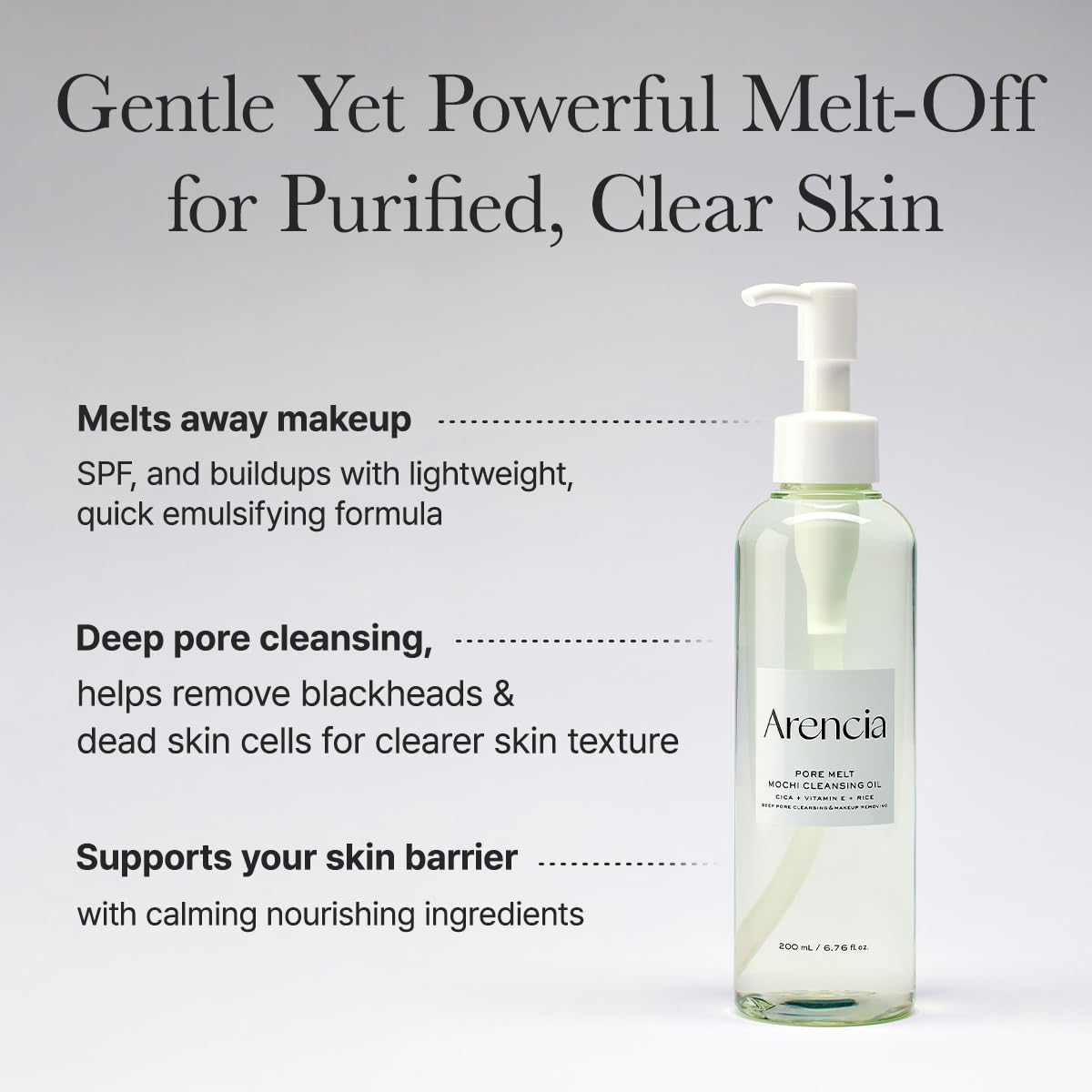 Arencia Pore Mochi Makeup Removing Cleansing Oil