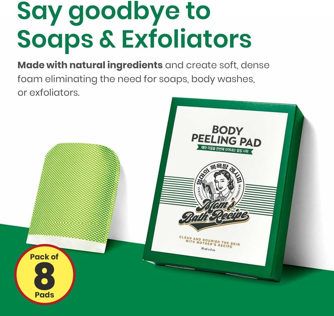 Mom's Bath Recipe Body Peeling Pad Original