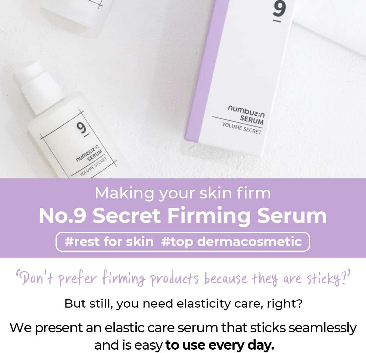 Numbuzin No. 9 Secret Firming Serum