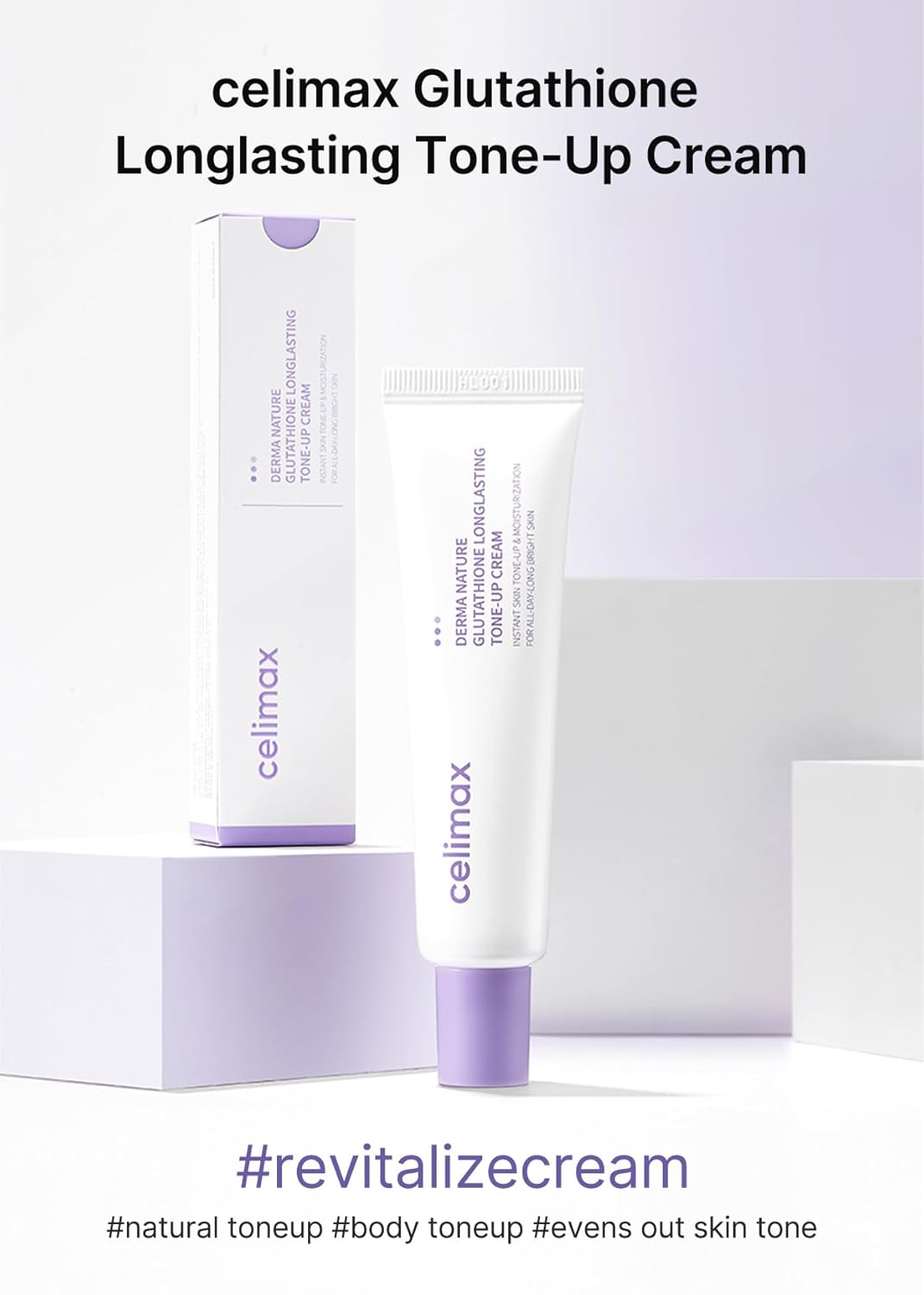 Celimax Derma Nature Glutathione Longlasting Tone-Up Cream