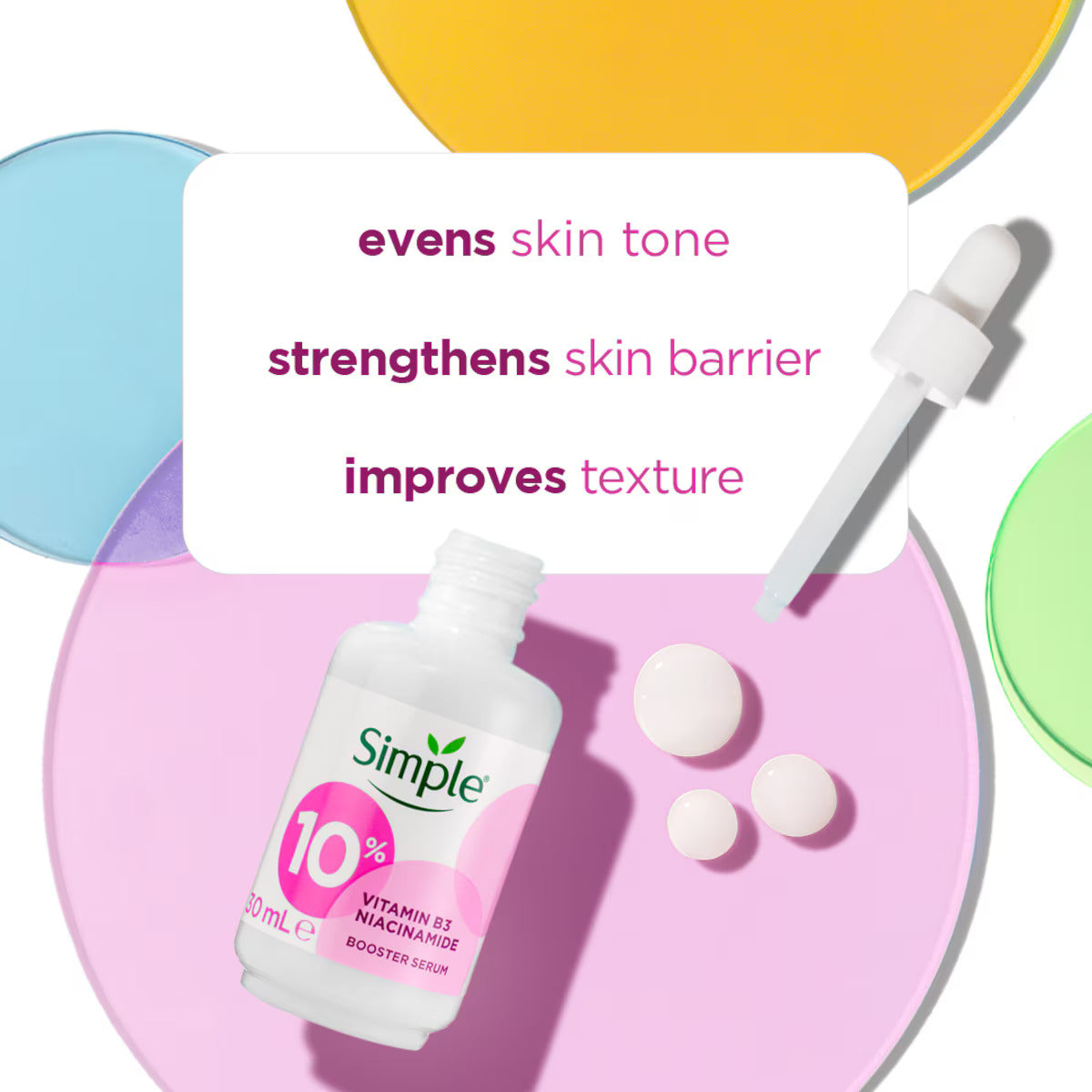 Simple 10% Vitamin B3 Niacinamide Booster Serum