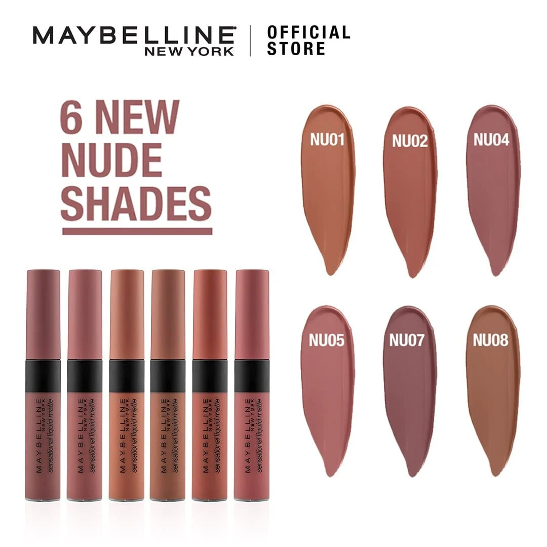 Maybelline Color Sensational Liquid Matte Nude Lipstick