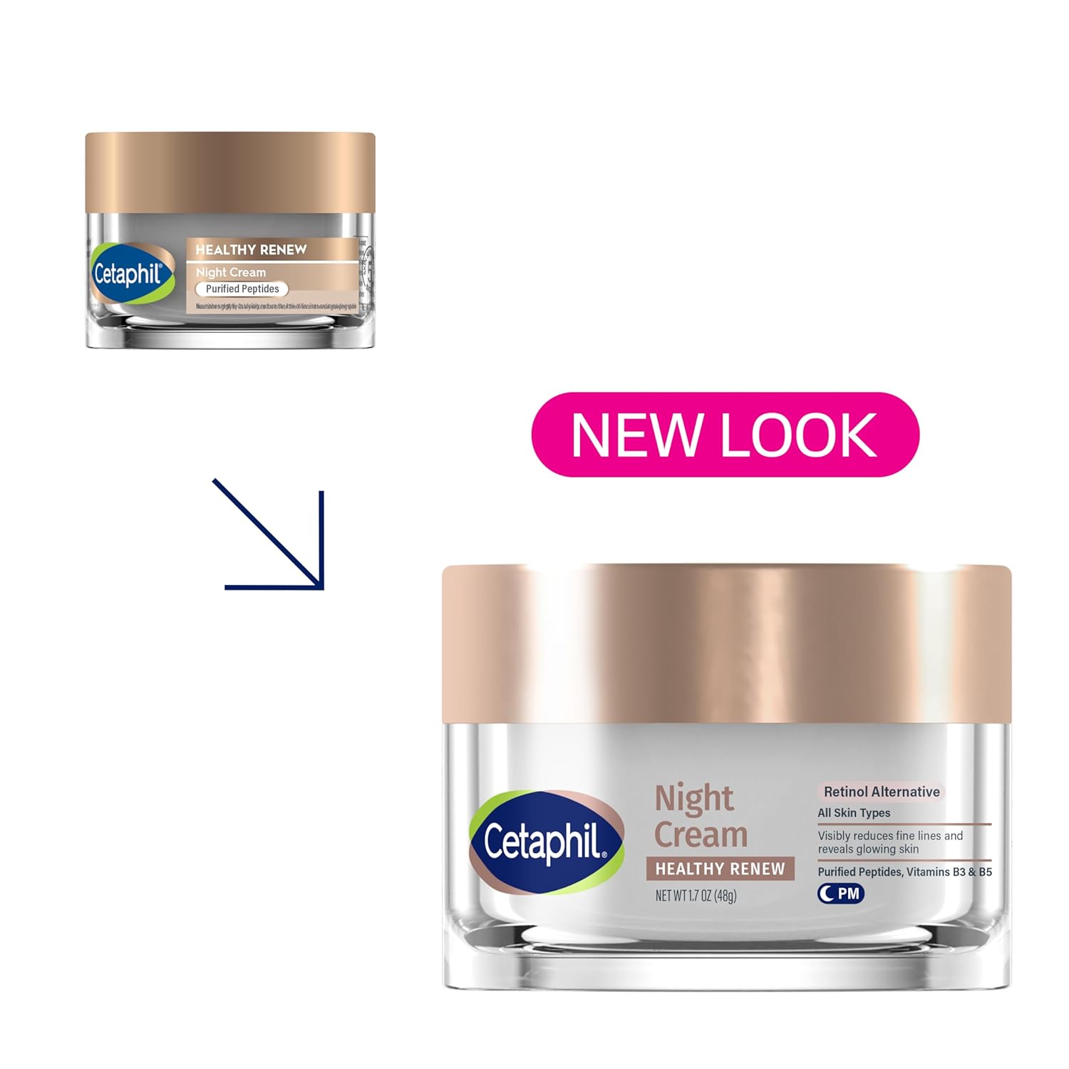 Cetaphil Healthy Renew Night Cream Purified Peptides