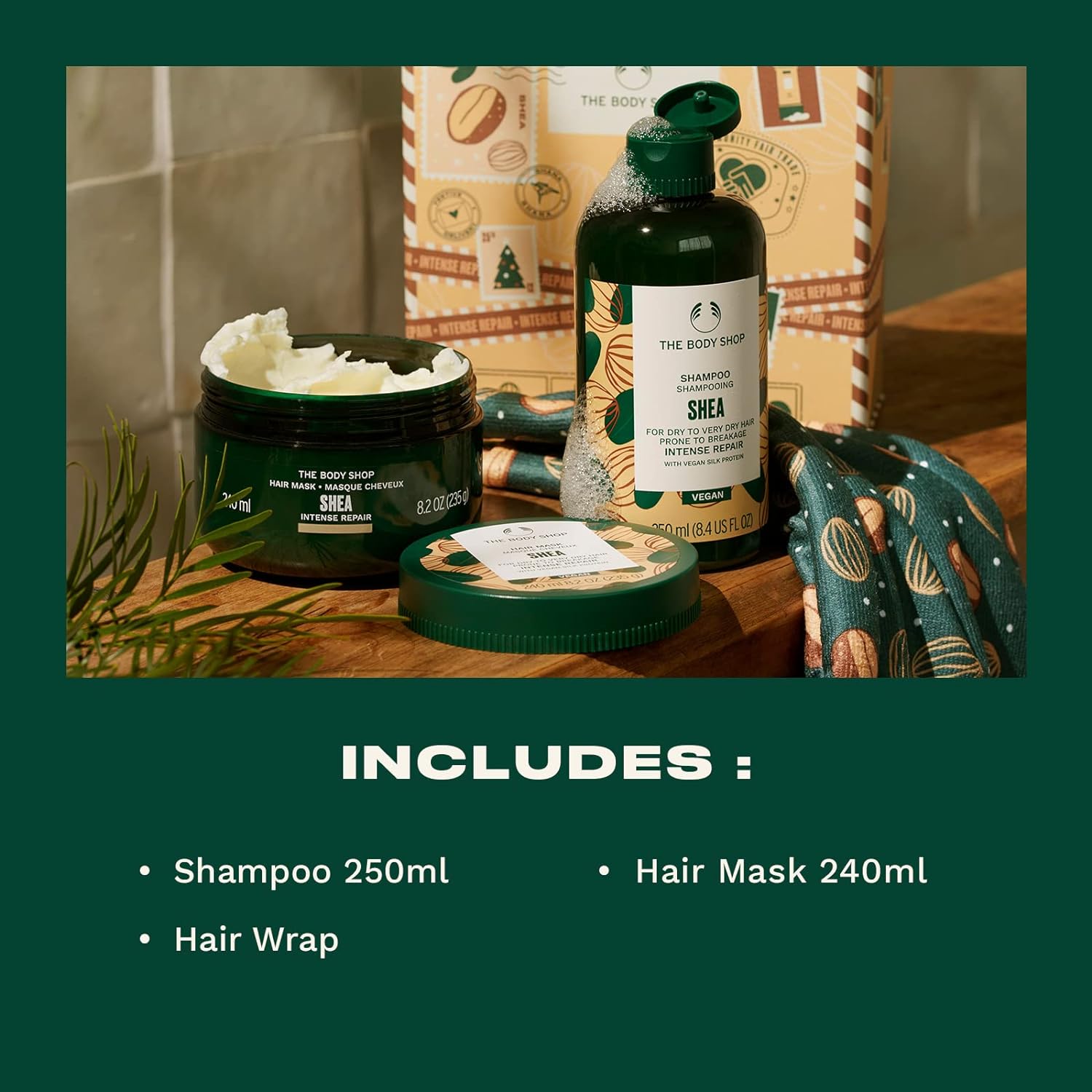 The Body Shop Repair & Revive Shea Haircare Gift Set