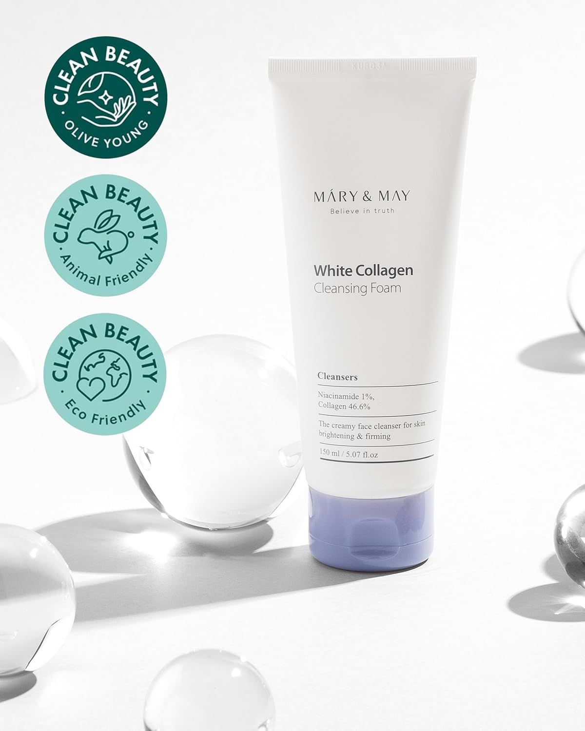 Mary & May White Collagen Cleansing Foam