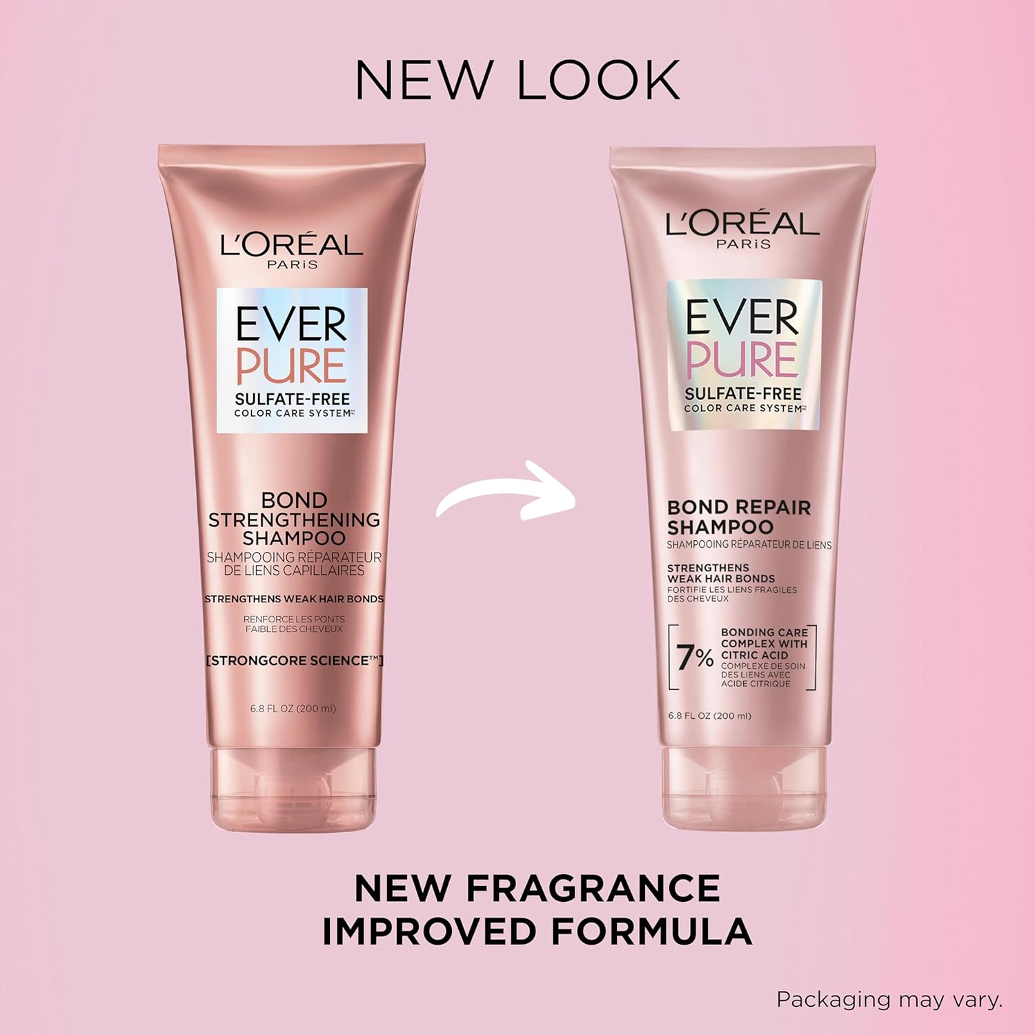 L'Oreal Paris Ever Pure Sulfate Free Bond Repair Color Care Shampoo