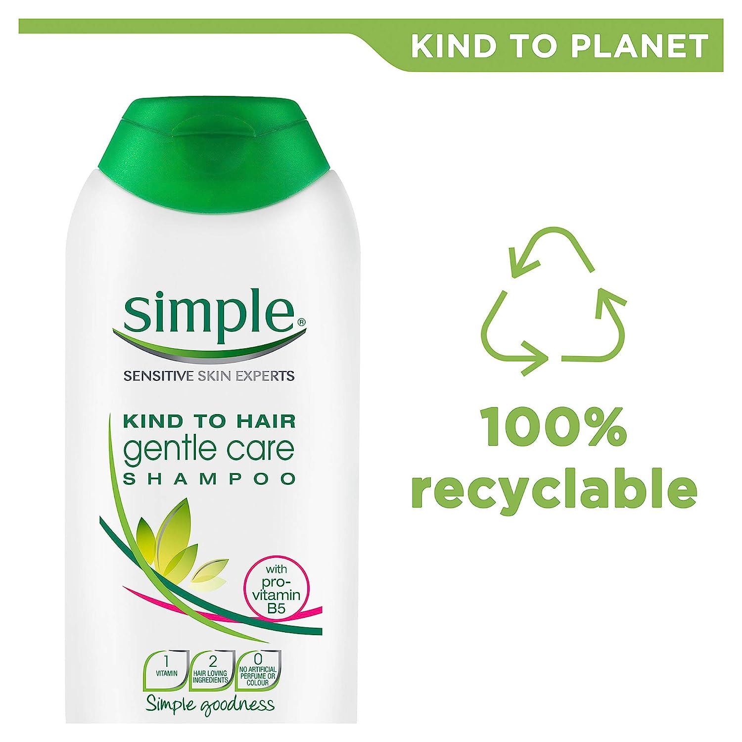 Simple Kind to Hair Gentle Care Shampoo