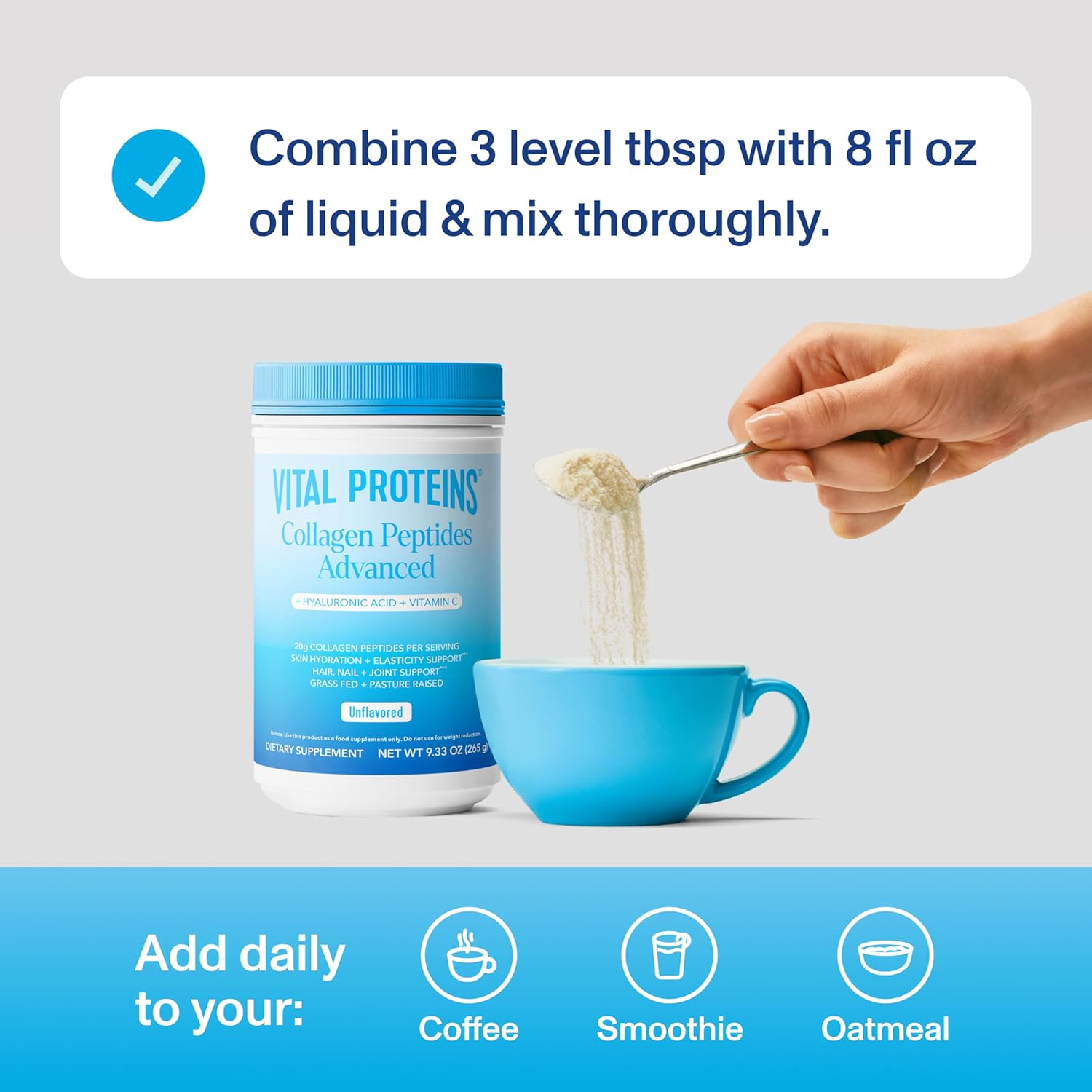 Vital Proteins Collagen Peptides Advanced - Unflavored