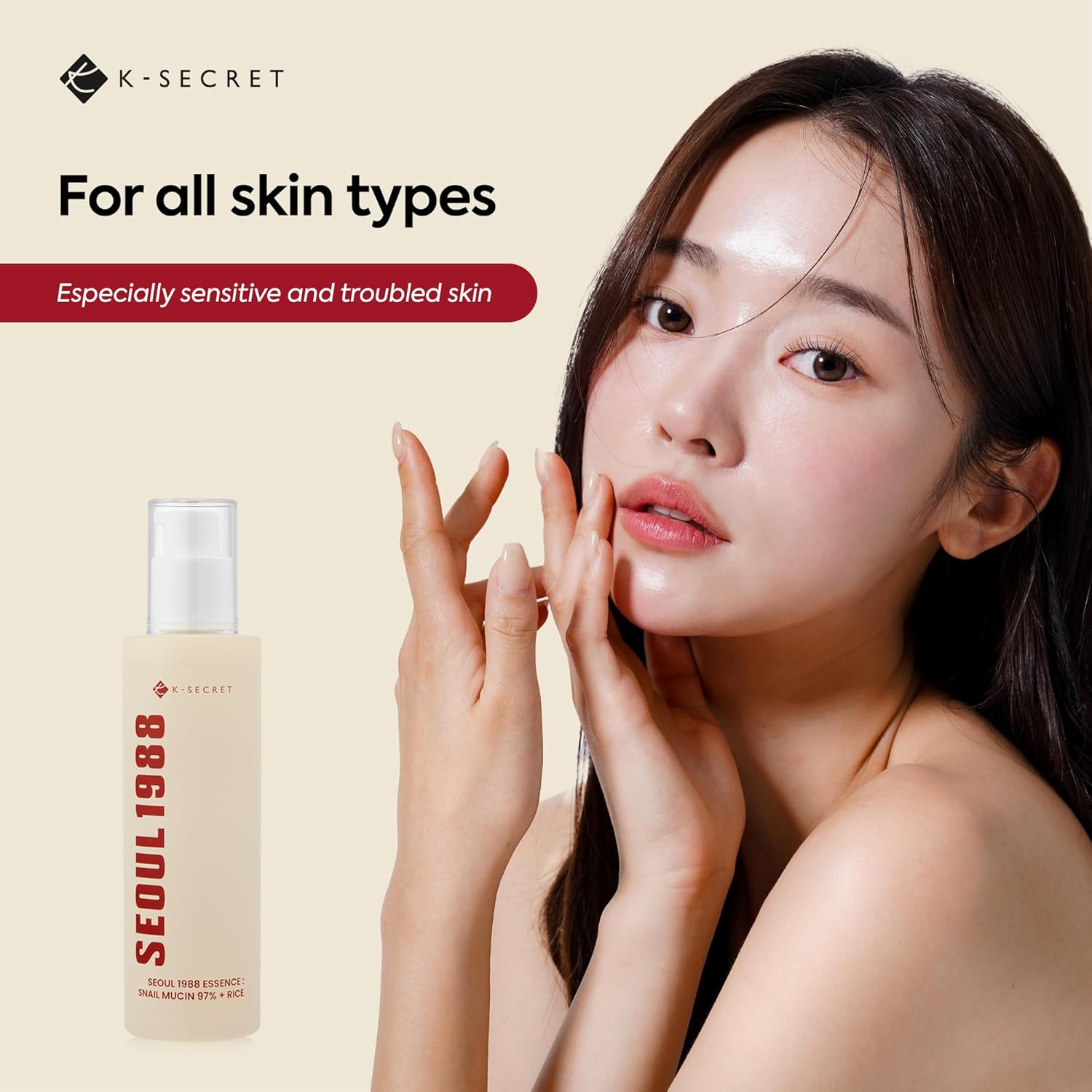 K-Secret Seoul 1988 Snail Mucin Essence 97% + Rice
