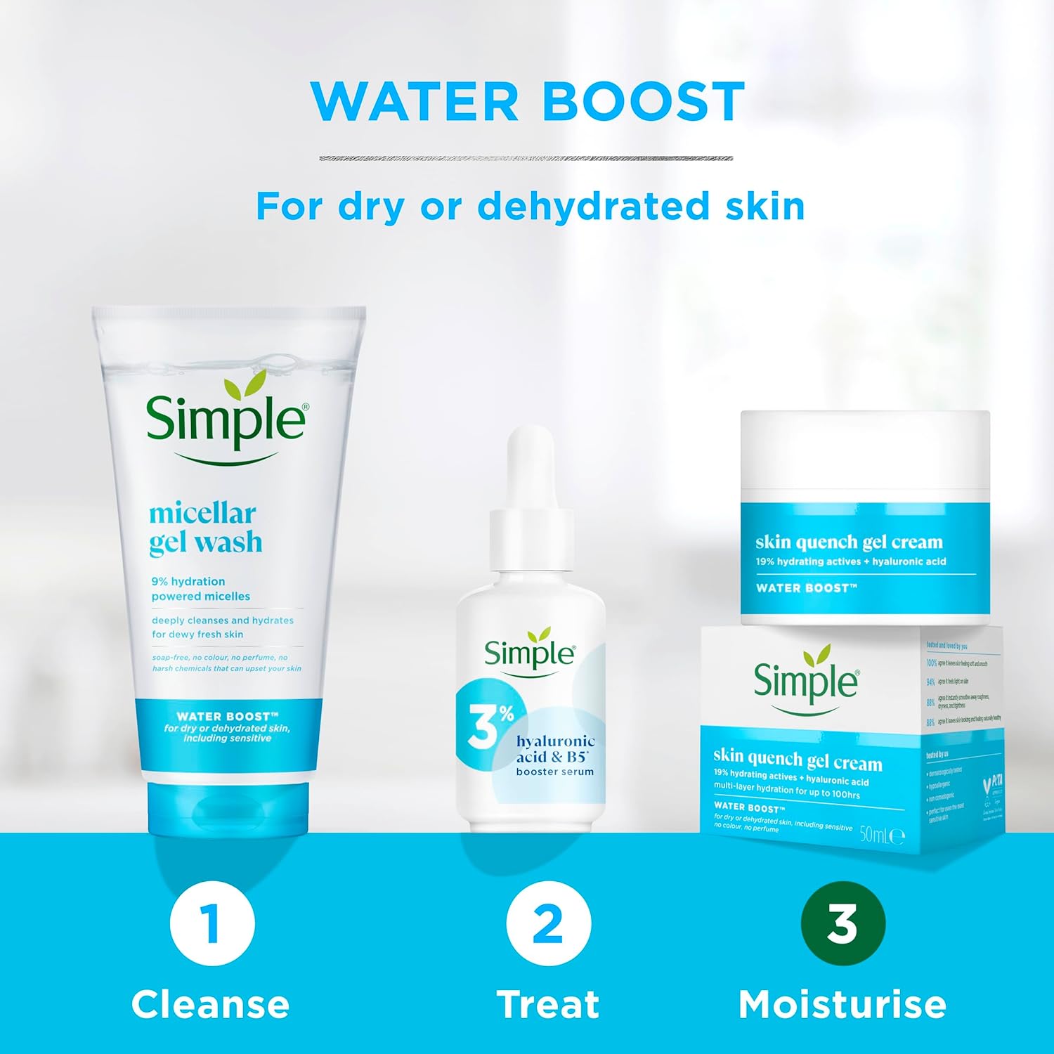 Simple Skin Quench Water Boost Gel Cream