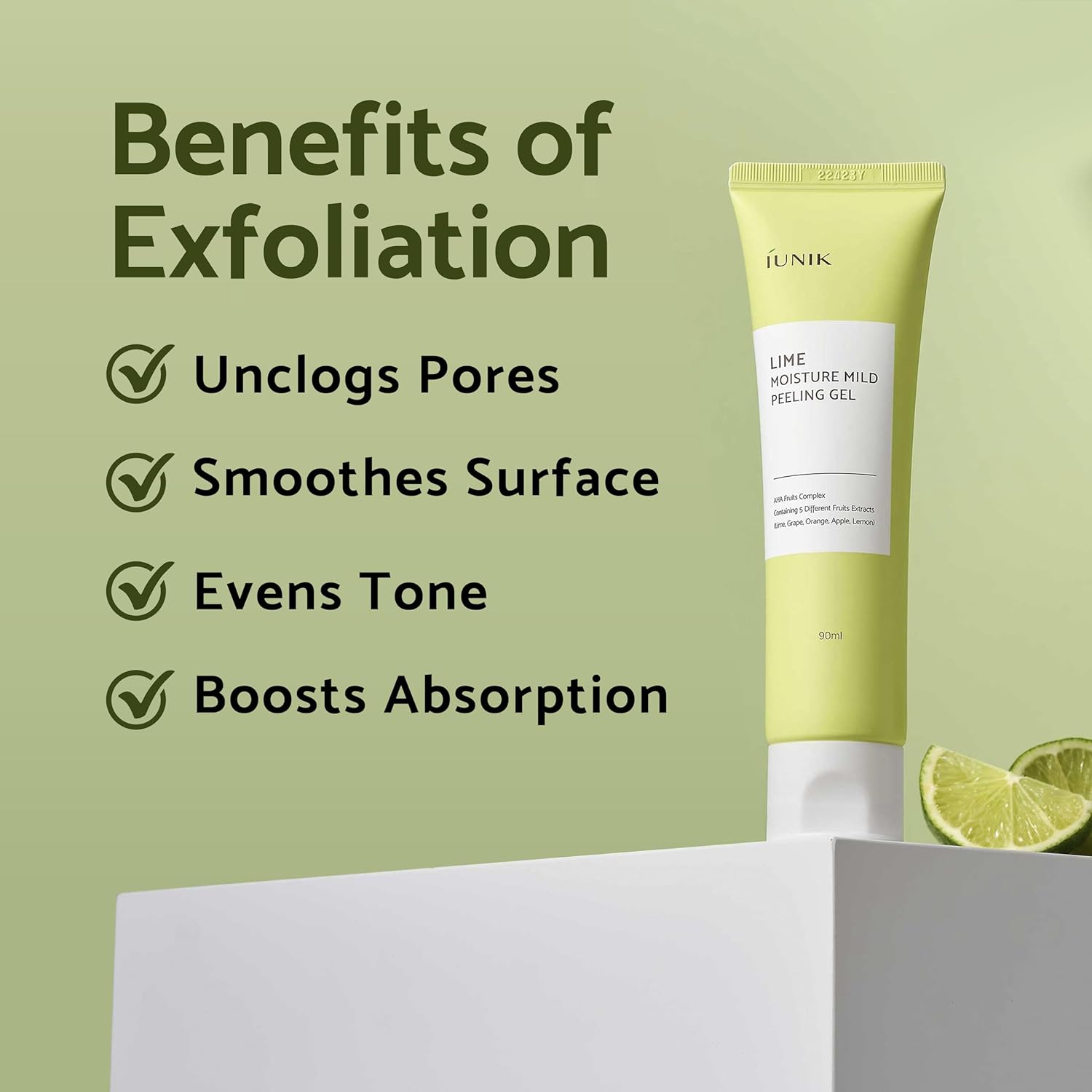 iUNIK Lime Moisture Mild Peeling Gel