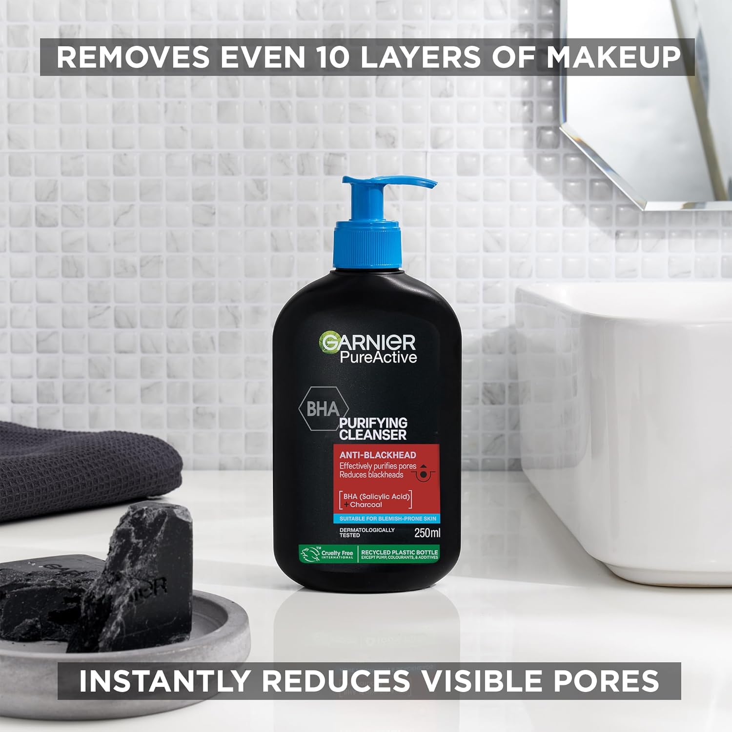 Garnier PureActive BHA Charcoal Cleansing Gel