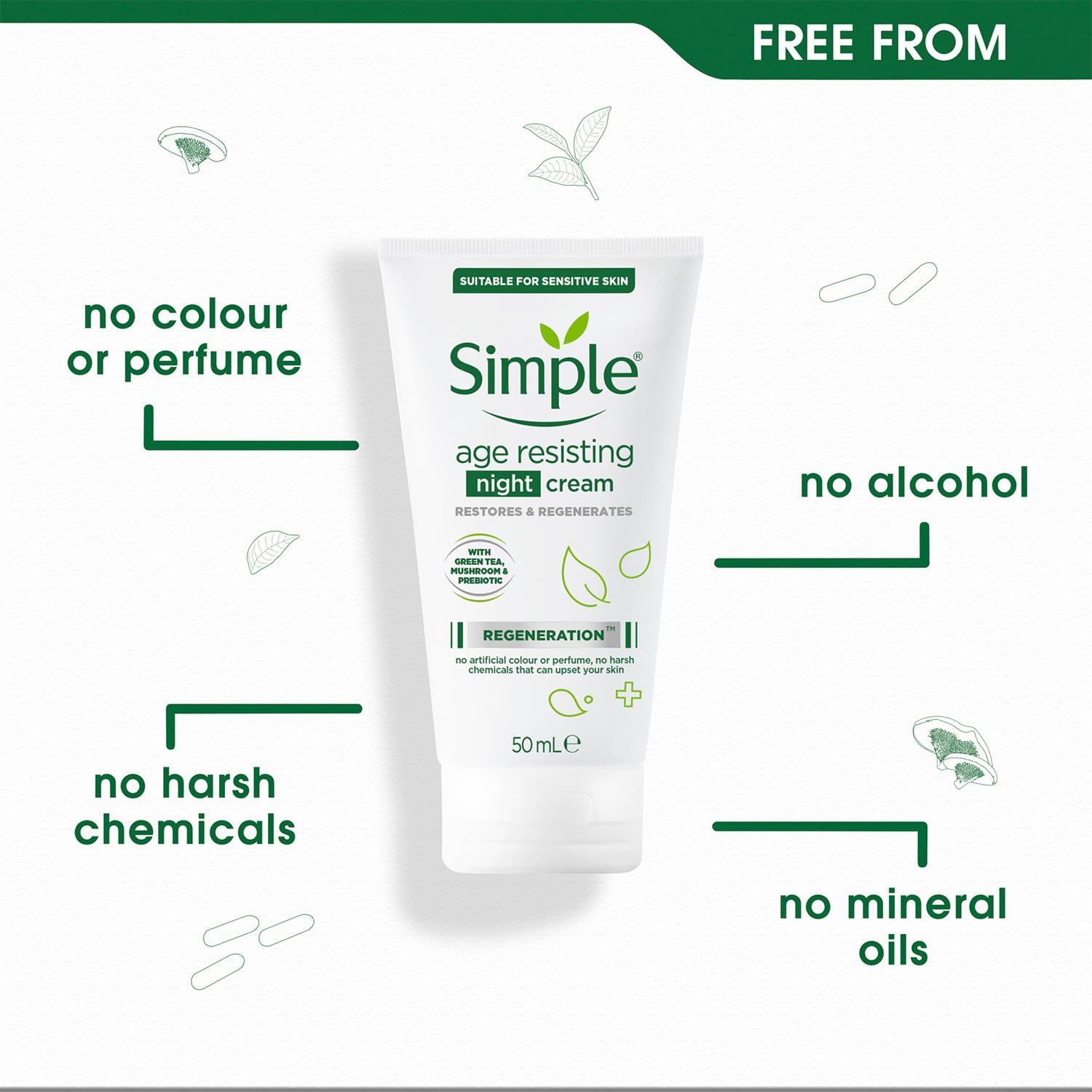 Simple Age Resisting Night Cream