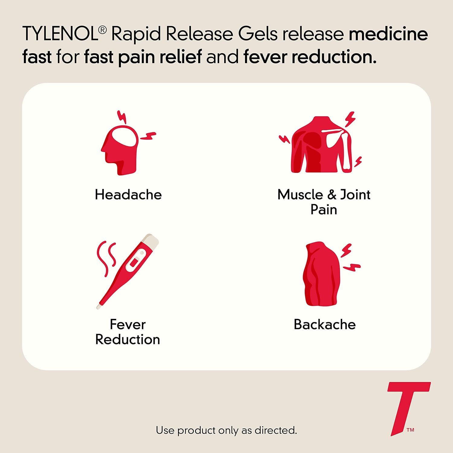 Tylenol® Rapid Release Gels