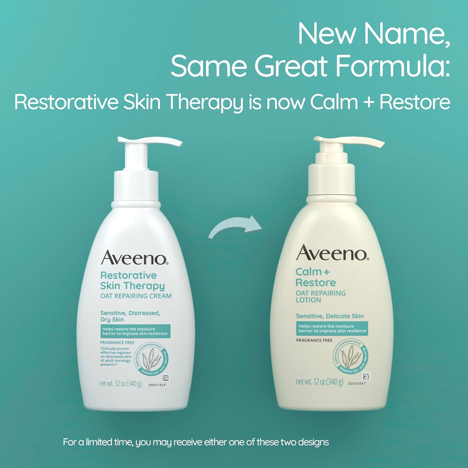 Aveeno Calm + Restore Oat Repairing Lotion