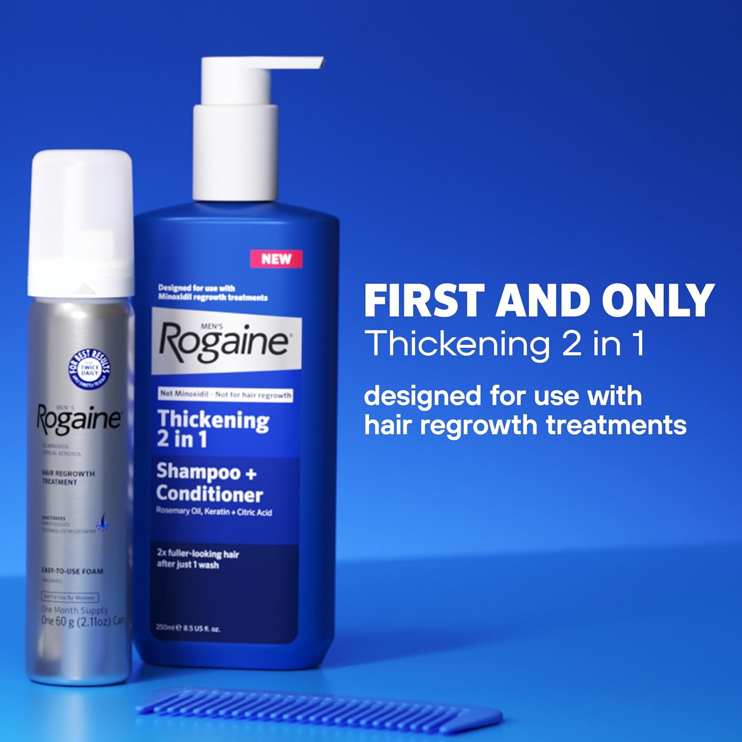 Rogaine Men's Thickening 2-in-1 Shampoo + Conditioner