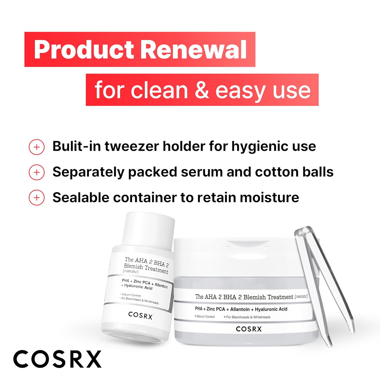 Cosrx The AHA 2 BHA 2 Blemish Treatment Serum