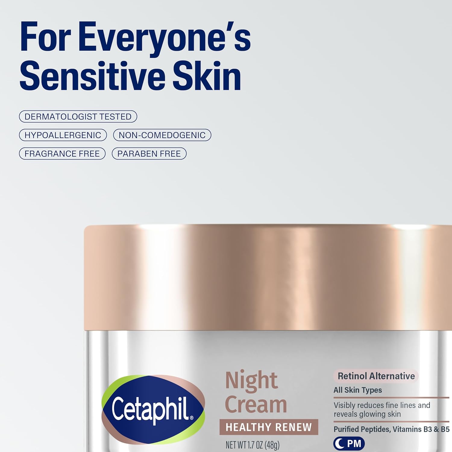 Cetaphil Healthy Renew Night Cream Purified Peptides