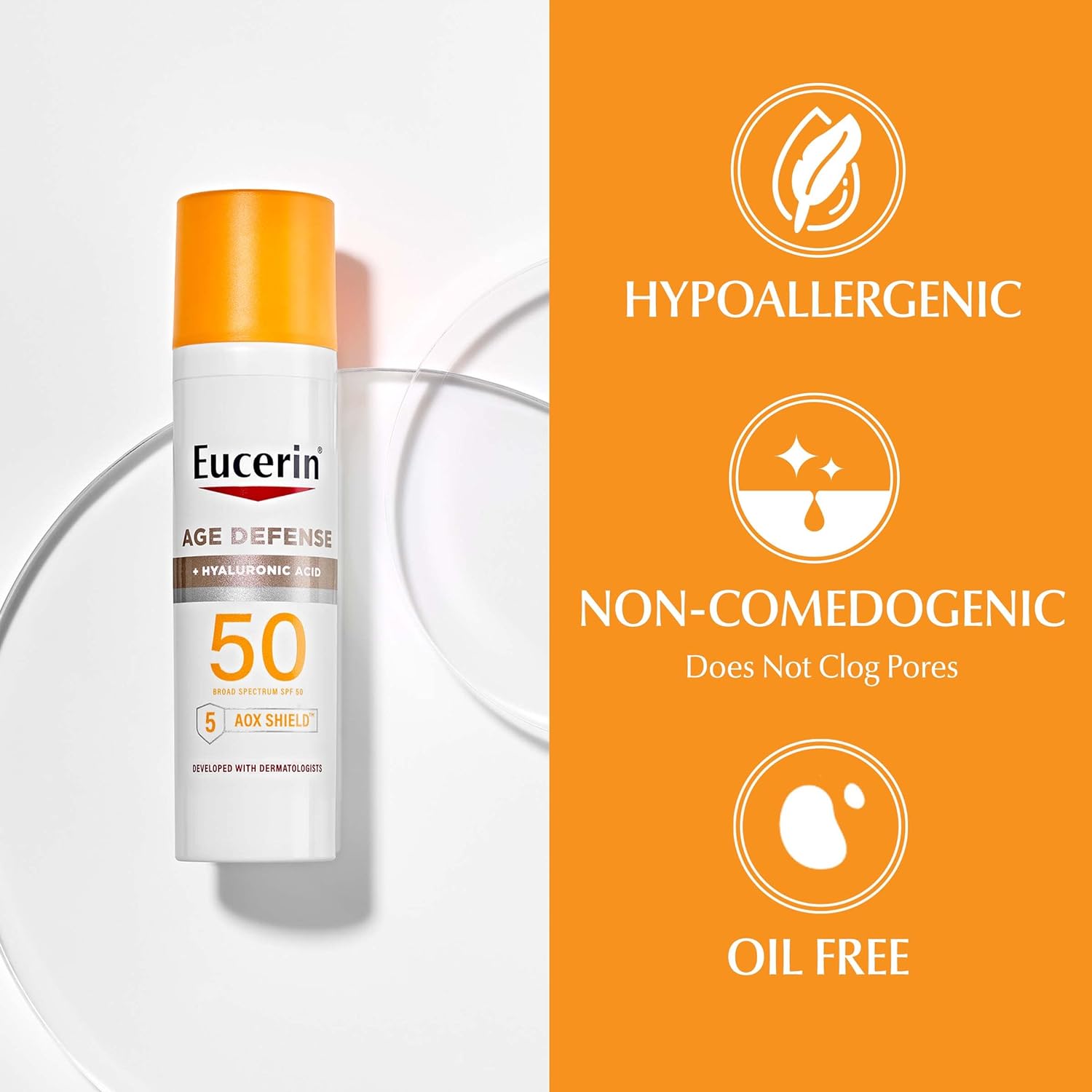 Eucerin Age Defense Face Sunscreen Lotion SPF 50