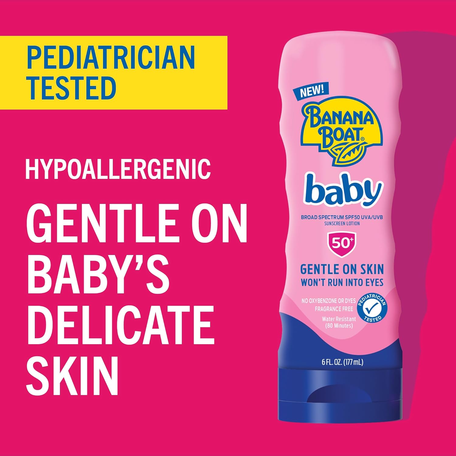 Banana Boat Baby Gentle On Skin Sunscreen Lotion SPF 50+