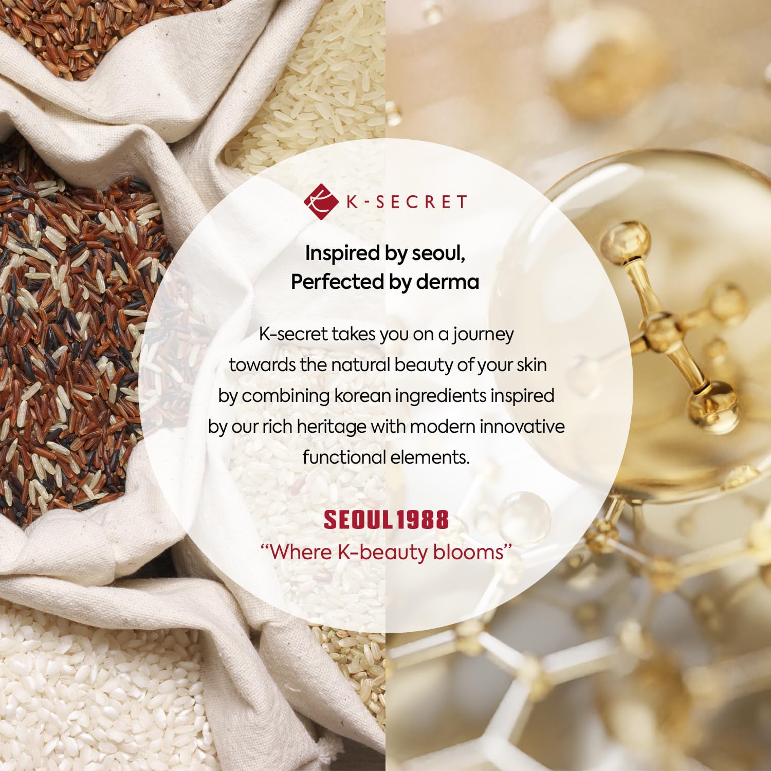 K-Secret Seoul 1988 Snail Mucin Essence 97% + Rice